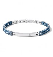 Bracciale Comete Uomo Tyres in Acciaio Zirconia UBR 1071 - UBR 1071